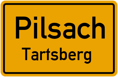 Ortsschild Pilsach Tartsberg
