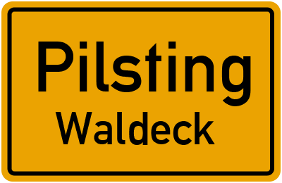Straßenverzeichnis Pilsting Waldeck