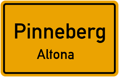 Straßenverzeichnis Pinneberg Altona