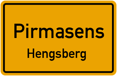 Straßenverzeichnis Pirmasens Hengsberg