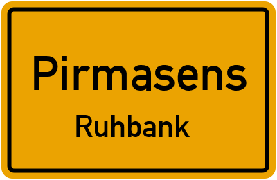 Straßenverzeichnis Pirmasens Ruhbank