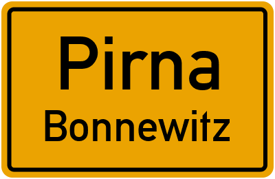 Straßenverzeichnis Pirna Bonnewitz
