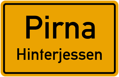 Straßenverzeichnis Pirna Hinterjessen