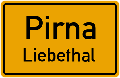 Straßenverzeichnis Pirna Liebethal