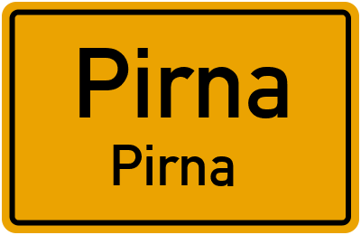 Straßenverzeichnis Pirna Pirna