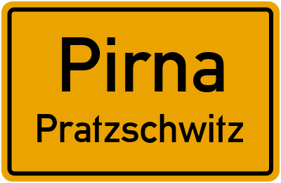 Straßenverzeichnis Pirna Pratzschwitz