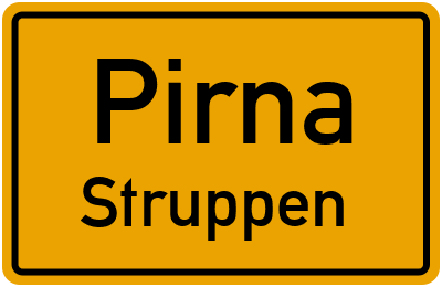 Straßenverzeichnis Pirna Struppen