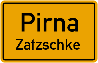 Straßenverzeichnis Pirna Zatzschke