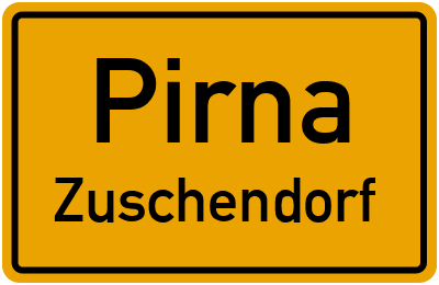 Straßenverzeichnis Pirna Zuschendorf