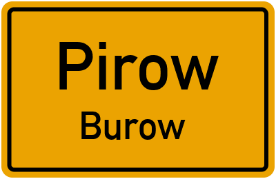 Straßenverzeichnis Pirow Burow