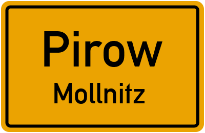 Straßenverzeichnis Pirow Mollnitz