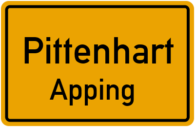 Straßenverzeichnis Pittenhart Apping