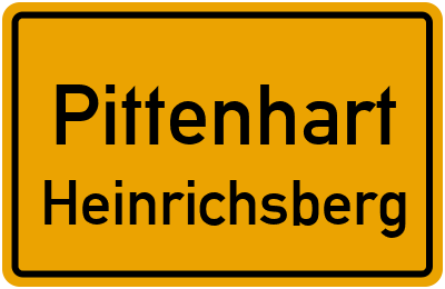 Straßenverzeichnis Pittenhart Heinrichsberg