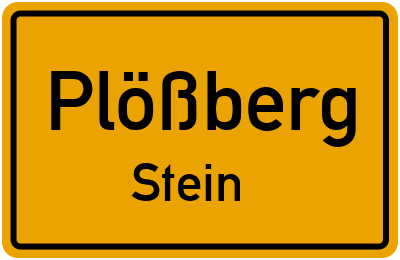 Straßenverzeichnis Plößberg Stein