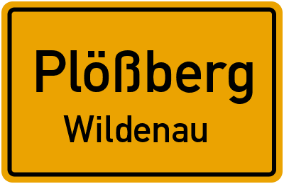 Straßenverzeichnis Plößberg Wildenau