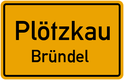 Straßenverzeichnis Plötzkau Bründel