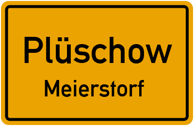 Straßenverzeichnis Plüschow Meierstorf