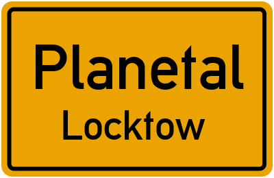 Straßenverzeichnis Planetal Locktow