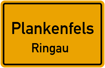 Straßenverzeichnis Plankenfels Ringau