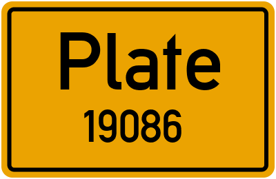 19086 Plate