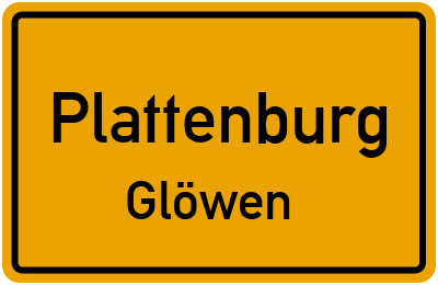 Straßenverzeichnis Plattenburg Glöwen