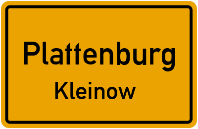 Straßenverzeichnis Plattenburg Kleinow