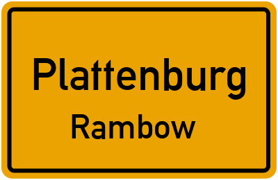 Straßenverzeichnis Plattenburg Rambow