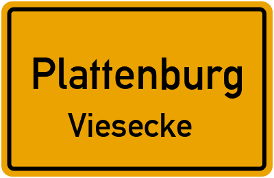 Straßenverzeichnis Plattenburg Viesecke