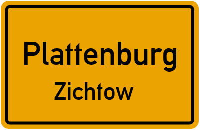 Straßenverzeichnis Plattenburg Zichtow