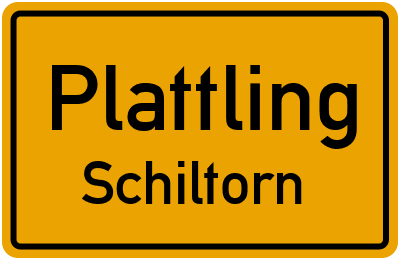 Straßenverzeichnis Plattling Schiltorn