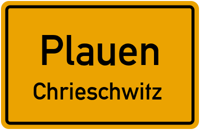 Straßenverzeichnis Plauen Chrieschwitz