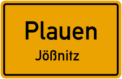 Straßenverzeichnis Plauen Jößnitz