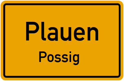 Straßenverzeichnis Plauen Possig