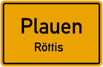 Straßenverzeichnis Plauen Röttis