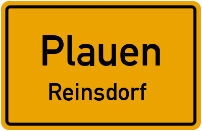 Straßenverzeichnis Plauen Reinsdorf