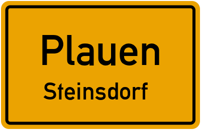 Straßenverzeichnis Plauen Steinsdorf