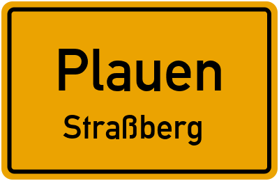 Straßenverzeichnis Plauen Straßberg