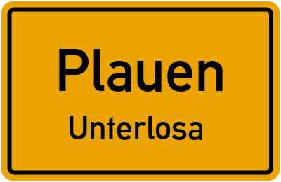 Straßenverzeichnis Plauen Unterlosa