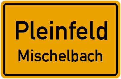 Straßenverzeichnis Pleinfeld Mischelbach