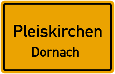 Straßenverzeichnis Pleiskirchen Dornach