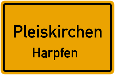 Straßenverzeichnis Pleiskirchen Harpfen