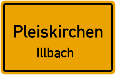 Straßenverzeichnis Pleiskirchen Illbach