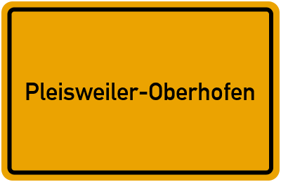 Pleisweiler-Oberhofen in Rheinland-Pfalz