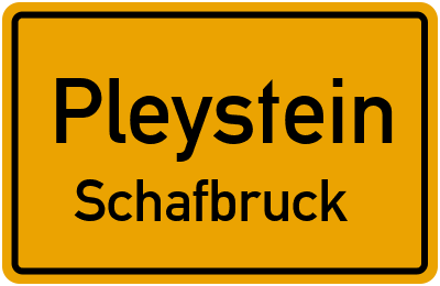 Straßenverzeichnis Pleystein Schafbruck