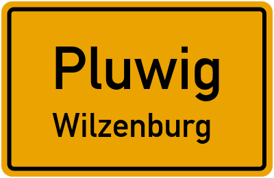 Straßenverzeichnis Pluwig Wilzenburg