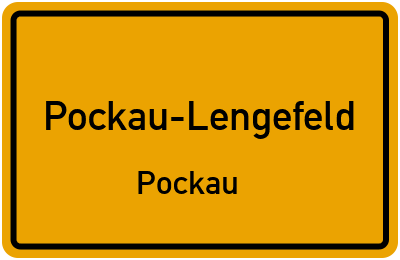 Straßenverzeichnis Pockau-Lengefeld Pockau
