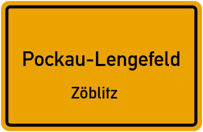 Straßenverzeichnis Pockau-Lengefeld Zöblitz