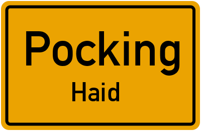 Straßenverzeichnis Pocking Haid