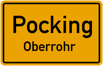 Straßenverzeichnis Pocking Oberrohr