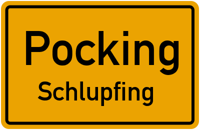 Straßenverzeichnis Pocking Schlupfing